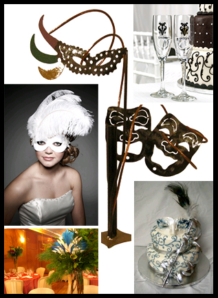 Masquerade Ball Wedding Theme