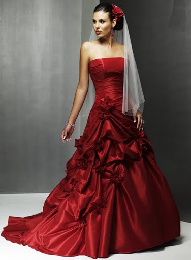 non traditional wedding gowns. Fall Colors: Wedding Gowns