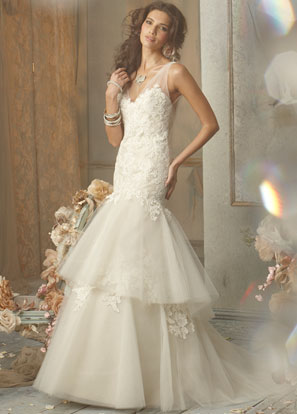 Jim Hjelm Bridal Collection, Spring 2010 Style JH8009