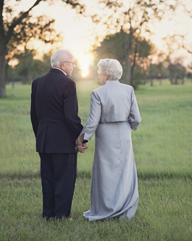 Getting your wedding photo shoot 70 years after tying the knot