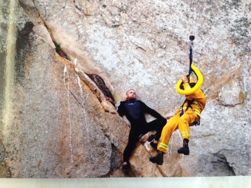 The extreme marriage proposal that turned to a rescue operation