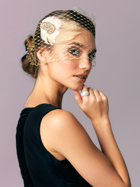 5-Bride with Juliet cap veil or statement accessories